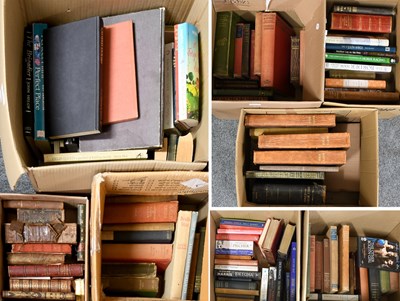 Lot 201 - Eight Boxes of Assorted Books, including Waugh...