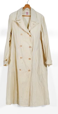 Lot 14 - A 1920's/30's Cream Linen Double Breasted...