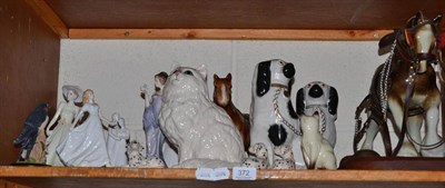 Lot 372 - A collection of Royal Doulton, Beswick, Coalport, Country Artists etc