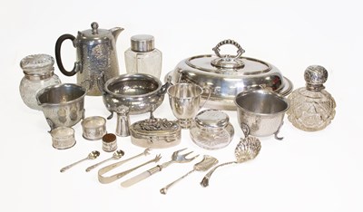 Lot 269 - A Collection of Assorted Silver and Silver...
