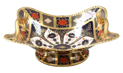 Lot A Royal Crown Derby Porcelain Twin-Handled...