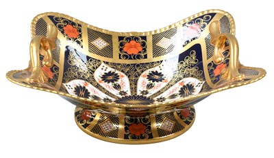 Lot A Royal Crown Derby Porcelain Twin-Handled...