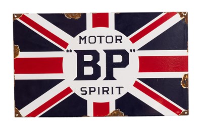 Lot 145 - MOTOR BP SPIRIT: A Single-Sided Enamel...