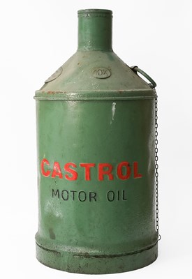 Lot 128 - A Large Castrol Motor Oil Can, numbered 10 1/2,...