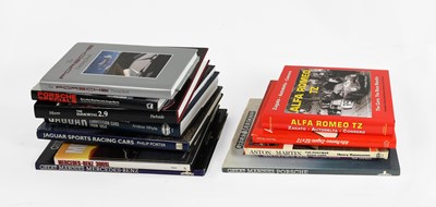 Lot 137 - Motor Racing Books - Alfa Romeo, Jaguar,...