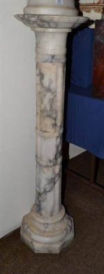 Lot 456 - Veined alabaster column