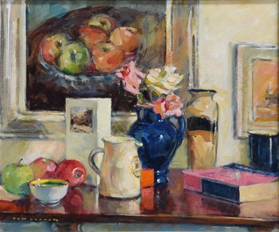 Lot Tom Oldham (1928-2019) "Still Life I" Signed,...