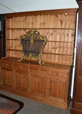 Lot 463 - Large pine Welsh dresser