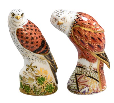 Lot Royal Crown Derby Porcelain Bird of Prey...