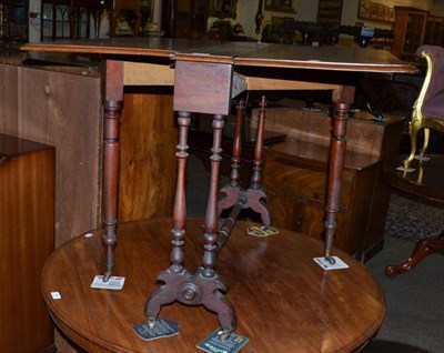 Lot 484 - Late 19th century mahogany Sutherland table