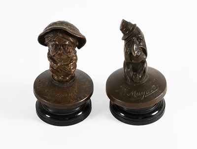 Lot 17 - A Mr Maymore Bronze Mascot, the underside...