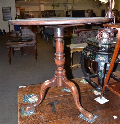 Lot 500 - Georgian mahogany circular tripod table