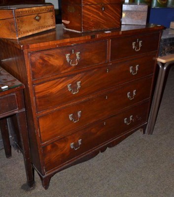 Lot 517 - Regency four height chest of drawers