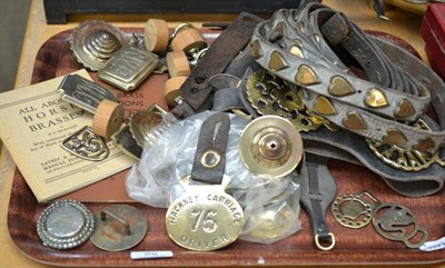 Lot 89 - Quantity of horse brasses - some early and unusual examples