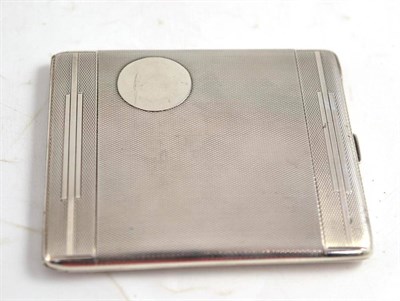 Lot 159 - A silver cigarette case