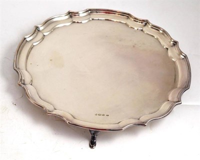 Lot 223 - A silver salver, Sheffield 1966