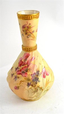 Lot 247 - A Royal Worcester blush ivory vase 1452