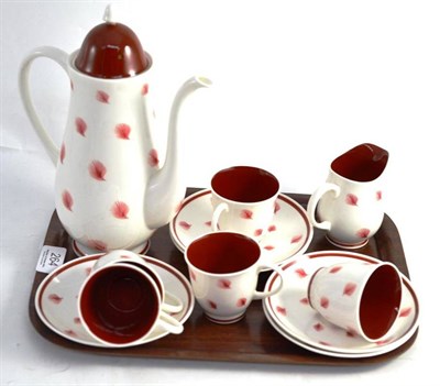 Lot 264 - A Susie Cooper coffee set