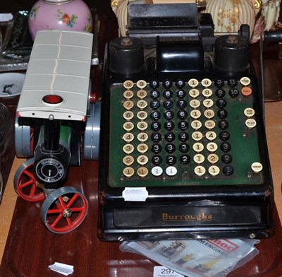 Lot 297 - An adding machine and a Mamod engine