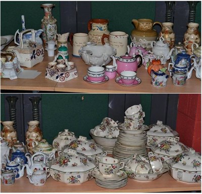 Lot 323 - A collection of assorted decorative and ornamental ceramics, glass, including English,...