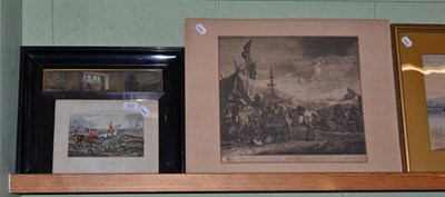 Lot 353 - Quantity of prints, watercolours and engravings