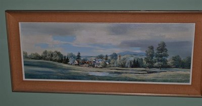 Lot 385 - Michael D Barnfather 'A Walk around the Pond'