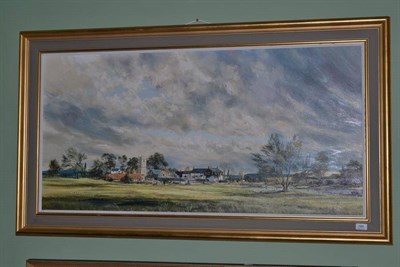 Lot 386 - Michael D Barnfather 'End of the Summer' oil on canvas