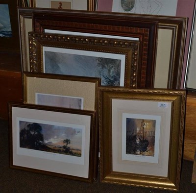 Lot 387 - After Robert Leslie Howey (1900-1981), Six limited edition prints including, Whitby, Roseberry...