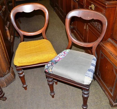 Lot 500 - Four Victorian chairs