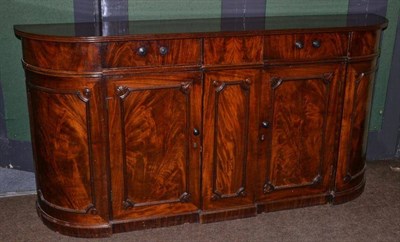 Lot 526 - Victorian mahogany veneered credenza (ex-Lowther Castle)