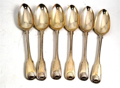 Lot 1 - Six silver tablespoons London assay 1842, George Angel