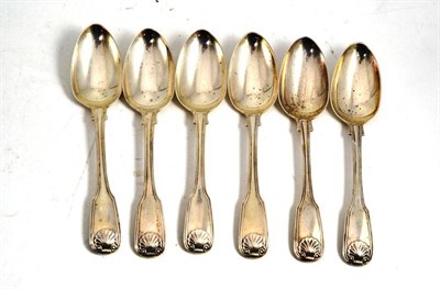 Lot 5 - Six silver dessert spoons
