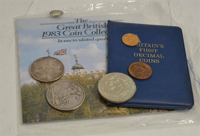 Lot 52 - Half sovereign and quantity of crowns, etc