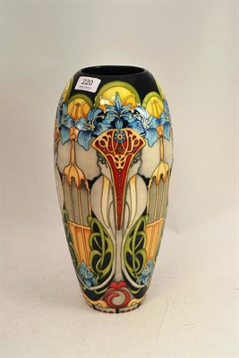 Lot 220 - Large modern Moorcroft 'Elephant' pattern vase, numbered 120/200, 37cm high