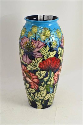 Lot 221 - Large modern Moorcroft vase, by Rachel Bishop, numbered 59/350, 37cm high