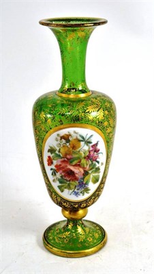 Lot 258 - Bohemian glass vase