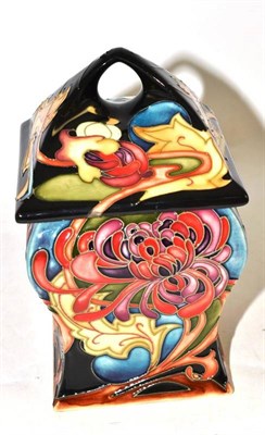 Lot 260 - Moorcroft vase and cover, by Emma Bassons, numbered 75/100