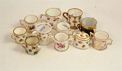 Lot 301 - Eleven china miniatures, including Royal Crown Derby, etc