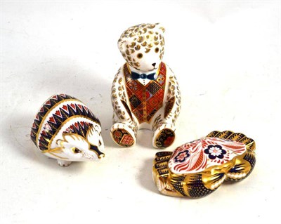 Lot 315 - Three Crown Derby paperweights