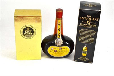 Lot 404 - The Antiquary Twelve Year old, Finest Scotch Whisky, 75cl; Findlater's Mar Lodge Eight Year Old...