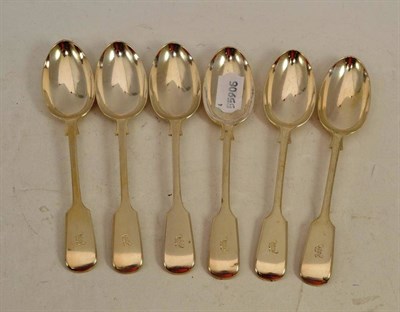 Lot 468 - Six Georgian silver spoons