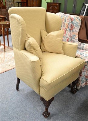 Lot 577 - George III style armchair