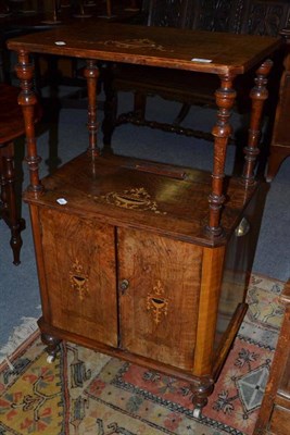 Lot 616 - A Victorian walnut whatnot