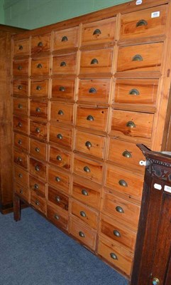 Lot 658 - Forty five drawer fruit wood Chinese chest