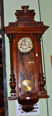 Lot 687 - A Vienna style wall clock - Gustav Becker