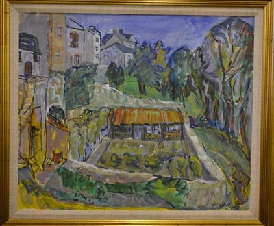 Lot 1087 - Elisabeth Ardagh ROI (Contemporary) ";Sunken Garden, Brittany"; signed and dated '89 (1989),...