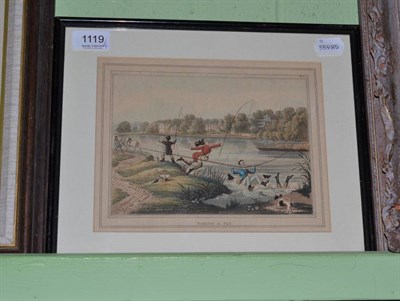 Lot 1119 - A set of four fishing prints