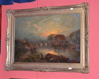 Lot 1143 - River landscape, W.S Goodwin