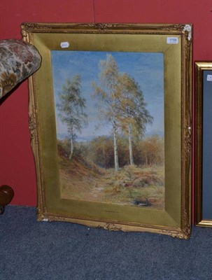 Lot 1158 - John MacWhirter R.A., a lakeland scene with rabbit in the foreground, signed, watercolour, 59x41cm