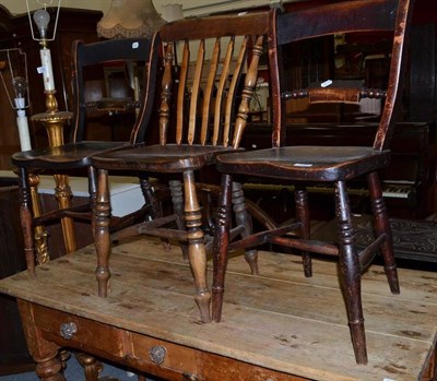 Lot 1259 - Four kitchen chairs